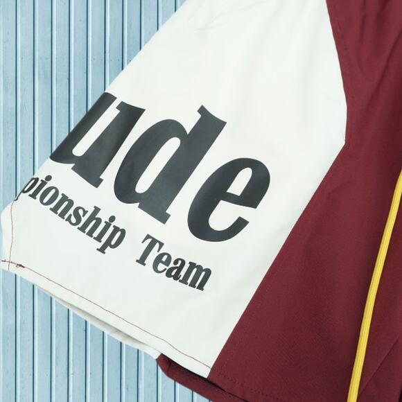 Rhude Red And White Sweat Shorts - Picture 3 of 3